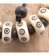 Bracelet tibétain Os de buffle blanc sculpté Bracelets tibétains bouddhistes BRTIB7