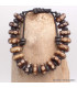 Bracelet tibétain Os de yak brun sculpté Bracelets tibétains bouddhistes BRTIB6