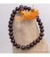 Bracelet tibétain mala Bois de rose Oeil de tigre Bracelets tibétains bouddhistes BM4