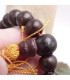 Bracelet tibétain mala bois de rose et ambre Bracelets tibétains bouddhistes BM1
