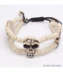 Bracelet tibétain Tête de Mort Bracelets tibétains bouddhistes BTTM.1