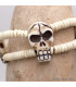 Bracelet tibétain Tête de Mort Bracelets tibétains bouddhistes BTTM.1