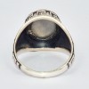 Bague Labradorite bleue motifs celtiques taille 56 Bijoux en Labradorite Bleue KC128.1
