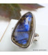 Bague goutte Labradorite bleue taille 55/56 Bagues pierres naturelles KC128.5