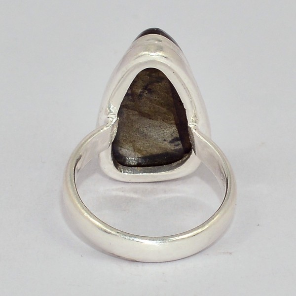 Bague goutte Labradorite bleue taille 55/56 Bagues pierres naturelles KC128.5