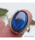 Bague ovale Labradorite bleue taille 59 Bagues pierres naturelles KC128.6