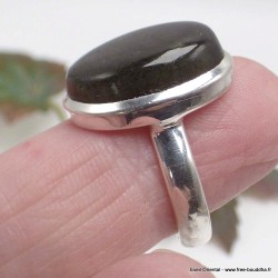 Bague En Labradorite Bleue De Madagascar - Argent Massif 925 - Taille Réglable 52 à 59 - Neuf Avec étiquettes