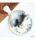 Pendentif rond Merlinite Opale dendritique Bijoux en Opale Dendritique (Merlinite) KC129