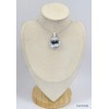 Pendentif rond Merlinite Opale dendritique Bijoux en Opale Dendritique (Merlinite) KC129