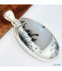 Pendentif Merlinite oval Bijoux en Opale Dendritique (Merlinite) KC129.2