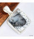 Pendentif carré en Merlinite Bijoux en Opale Dendritique (Merlinite) KC129.3