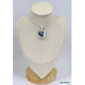 Pendentif carré en Merlinite - Pendentifs pierres naturelles