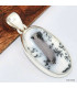 Pendentif oval Opale dendritique Bijoux en Opale Dendritique (Merlinite) KC129.6