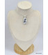 Pendentif oval Opale dendritique Bijoux en Opale Dendritique (Merlinite) KC129.6