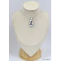 Pendentif oval Opale dendritique - Pendentifs pierres naturelles