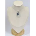 Bijou pendentif en Opale blanche dendritique - Pendentifs pierres naturelles