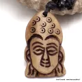 Collier tibétain pendentif TETE DE BOUDDHA - Colliers tibétains et népalais