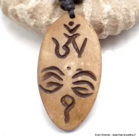 Collier tibétains symboles Yeux de Bouddha - Colliers tibétains et népalais