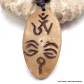 Collier tibétains symboles Yeux de Bouddha - Colliers tibétains et népalais