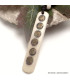 Collier tibétain Mantra de Chenrezi lettres dorées Bijoux tibetains bouddhistes WN3.7
