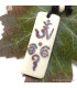 Collier tibétain OM Yeux du Bouddha Bijoux tibetains bouddhistes WN3.4