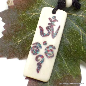 Collier tibétain OM Yeux du Bouddha - Colliers tibétains et népalais