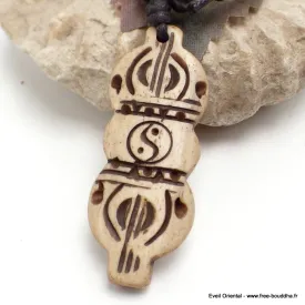 Collier bouddhiste tibétain DORJE VAJRA - Colliers tibétains et népalais