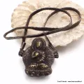 Pendentif tibétain amulette ghau Bouddha - Pendentifs tibétains bouddhistes
