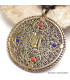 Bijou tibétain pendentif réversible Kalachakra Bijoux tibetains bouddhistes AAP13