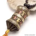 Collier tibétain moulin à prières - Colliers tibétains et népalais