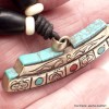 Collier tibétain 8 signes auspicieux Bijoux tibetains bouddhistes CSA1