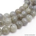 Mala de prières en Labradorite Mala tibétain 108 perles MADP57