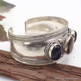 Bracelet tibétain Améthyste Oeil de Tigre Bracelets tibétains bouddhistes BRAC92