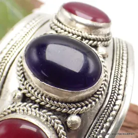 Bracelet tibétain Améthyste Cornaline - Bracelets tibétains bouddhistes