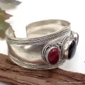 Bracelet tibétain Améthyste Cornaline - Bracelets tibétains bouddhistes