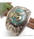 Bracelet OM métal laiton Bracelets tibétains bouddhistes BRAY2.1