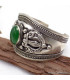Gros Bracelet tibétain Onyx vert et dordjé Bracelets tibétains bouddhistes ref 7587.3