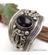 Gros Bracelet bouddhiste Onyx noir dorjé Bracelets tibétains bouddhistes ref 7587.6