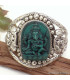 Large Bracelet manchette Ganesh Bracelets tibétains bouddhistes BRAY4