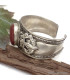 Gros bracelet tibétain Dorjé Jaspe rouge Bracelets tibétains bouddhistes ref 02.5