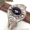 Bracelet tibétain Onyx sur dorjé - Bracelets tibétains bouddhistes