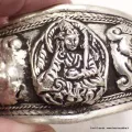 Bracelet tibetain bouddhiste Guru Rinpoché - Type manchette - Bracelets tibétains bouddhistes