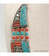Collier traditionnel népalais turquoise corail Colliers tibétains et népalais COL26
