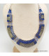 Collier tibetain femme couleur lapis lazuli Colliers tibétains et népalais COL30