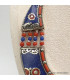 Collier tibetain femme couleur lapis corail Colliers tibétains et népalais COL31