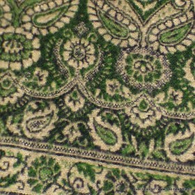 Grand châle de méditation vert olive 100 x 200 cm Grand Châle népalais 100 x 200 cm GSS18