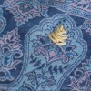 Châle laine brodée bleu parme Tous les pashminas HB1