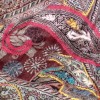 Châle oriental laine brodée marron multicolore Tous les pashminas HB4