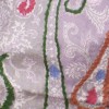 Châle laine brodée gris parme Tous les pashminas HB8