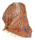 Châle pour femme ocre rouille Tous les pashminas HB24